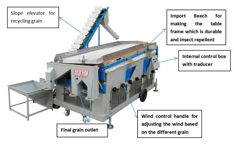 Specific Gravity Machine Kidney Beans Remove Moldy Grains Moth-Eaten Grains Are Not Full of Grains