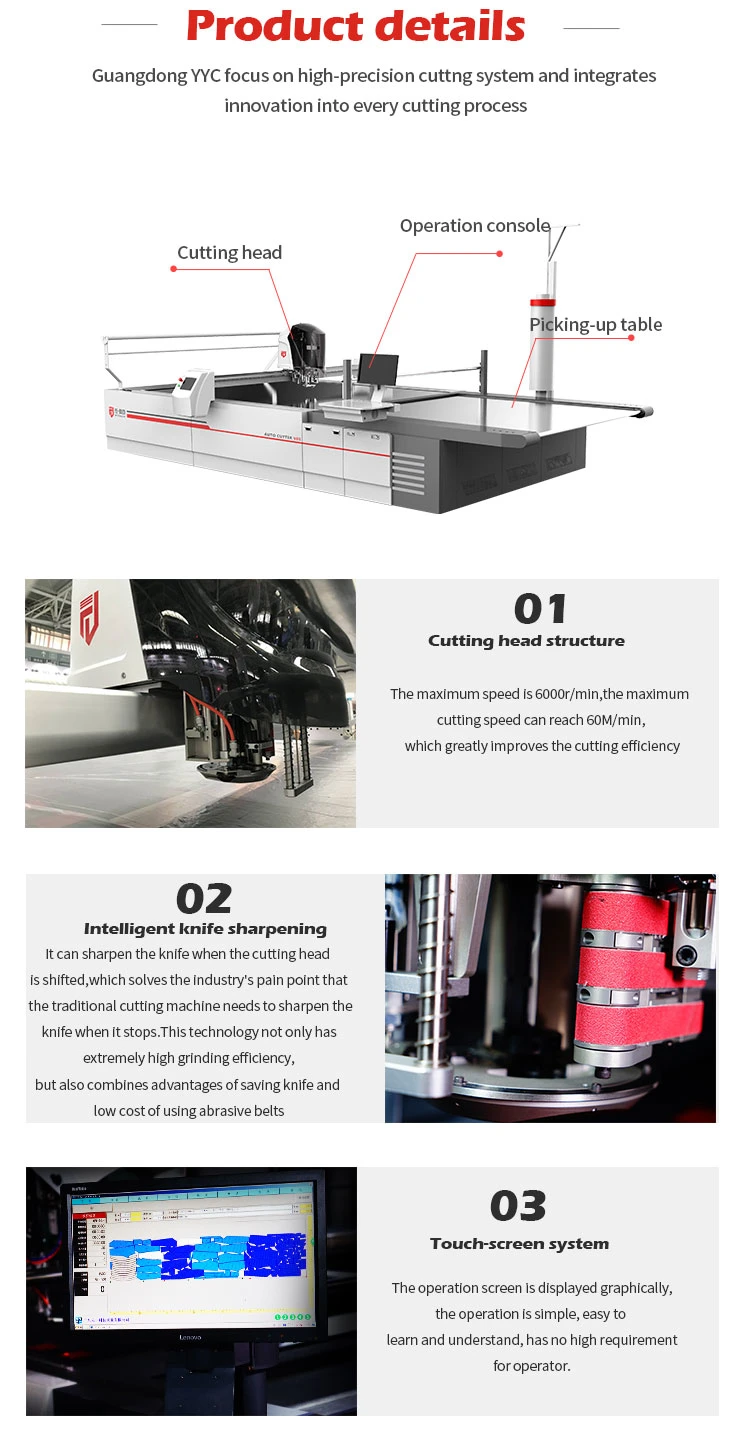 Specific Waterproof Nylon Coated Fabric Layer Automatic Cutting Zigzag Cutter Cutting Machine