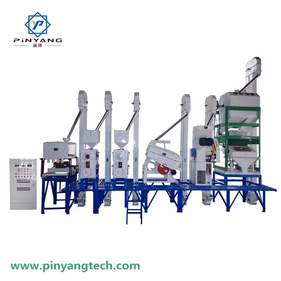 30-40 Toneladas/Hora Fresadora Automática de Arroz de Conjunto Completo Acepta Pago Usdt en Nigeria